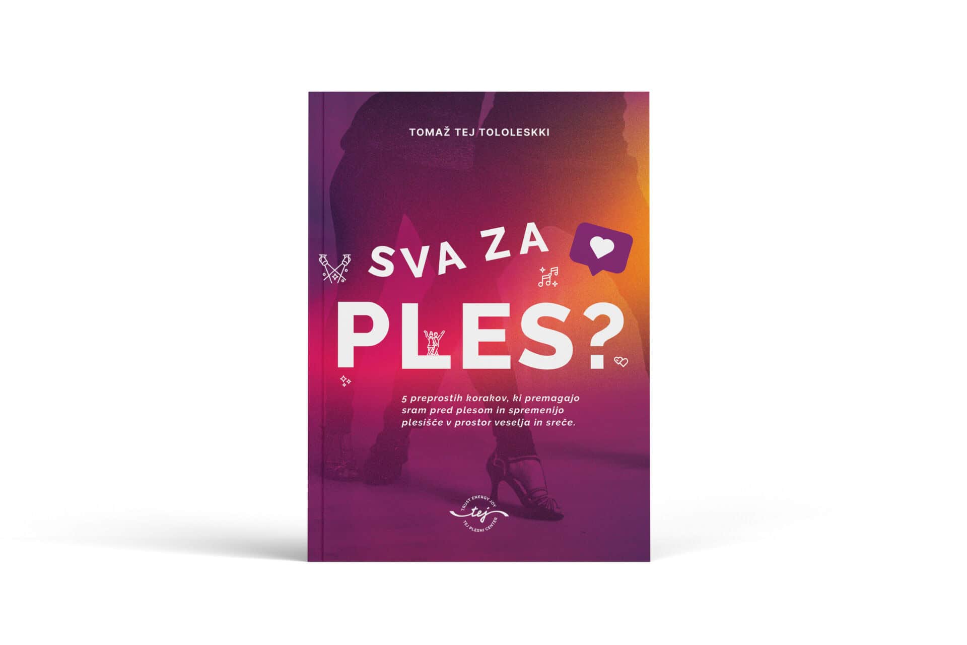 Tomaž Tej Tololeskki ob izdaji knjige Sva za ples? Ples nas uči živeti – ne samo plesati!